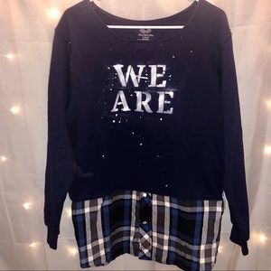 Penn State WeAre Sweatshirt w/ flannel